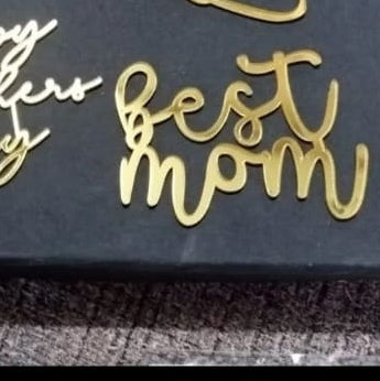 Best mom Acrylic Tag