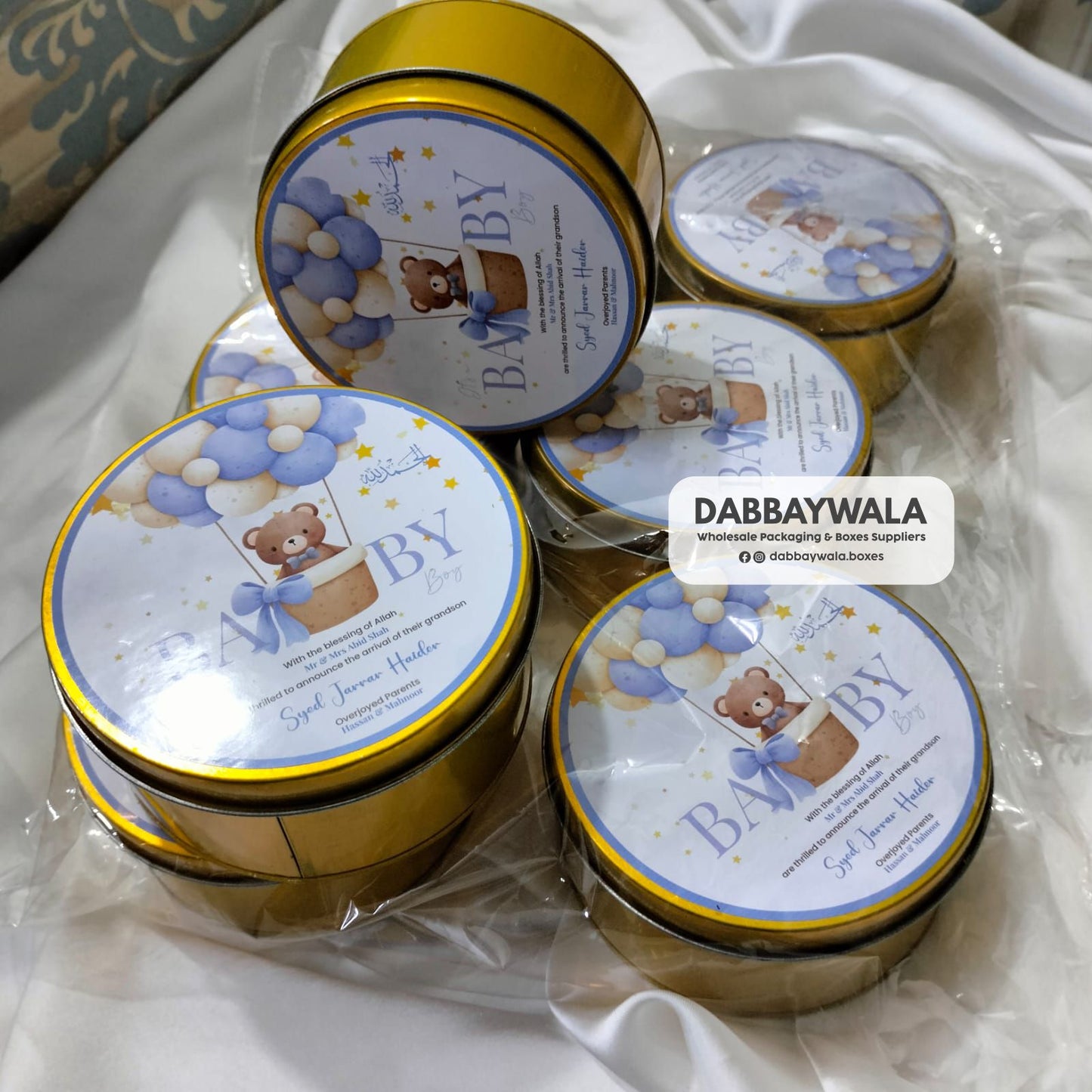 250-gram Tin Box - 4x4 inch (Top Sticker only)