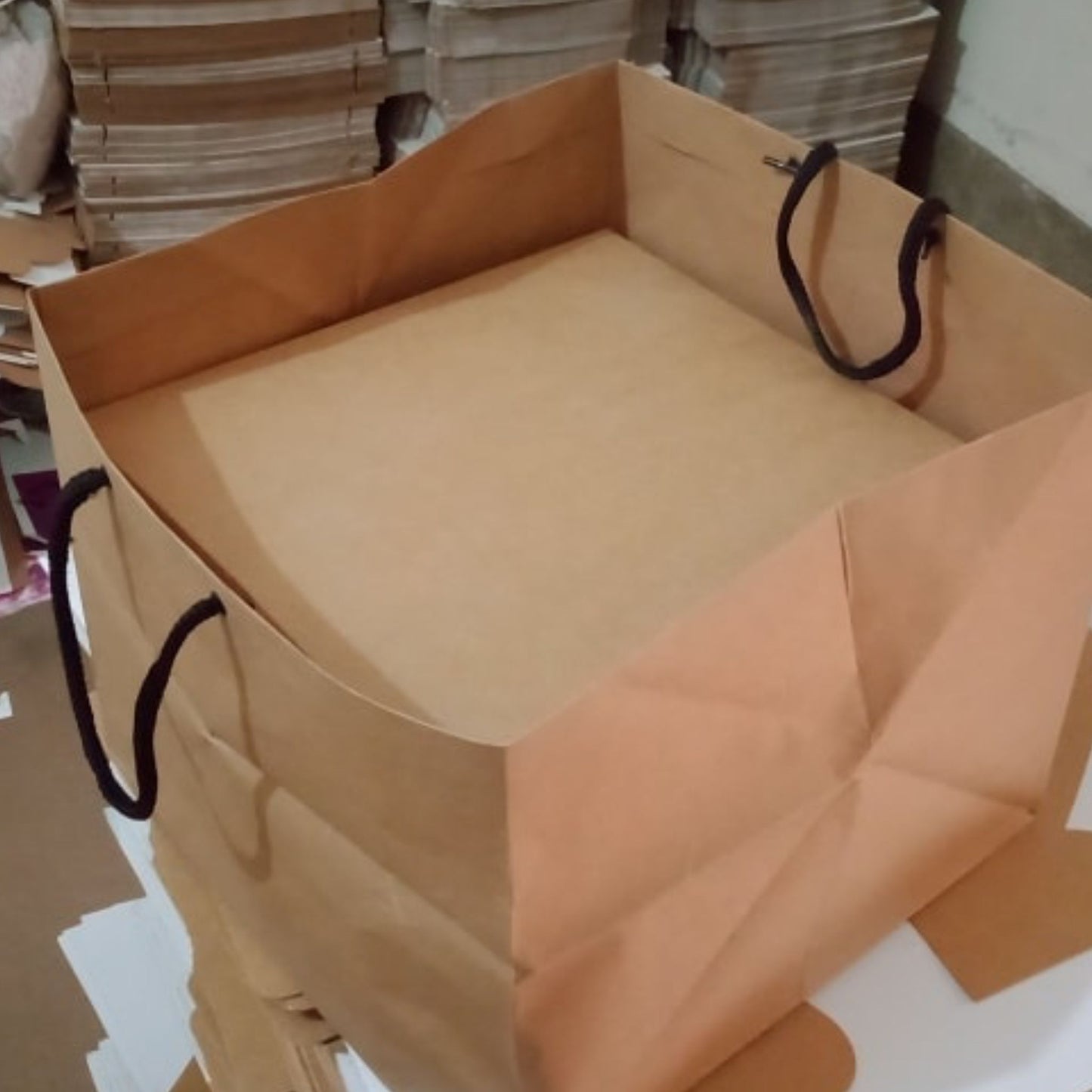 11x11x11 inch Paper Bag for 10 inch Cake Boxes