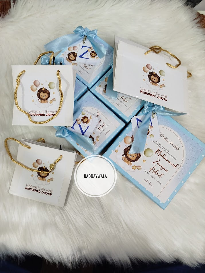 Little Lion Baby Boy Sweet Box