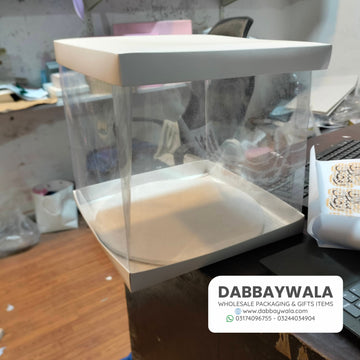 12x12x12 Inch Transparent PVC Gift Box