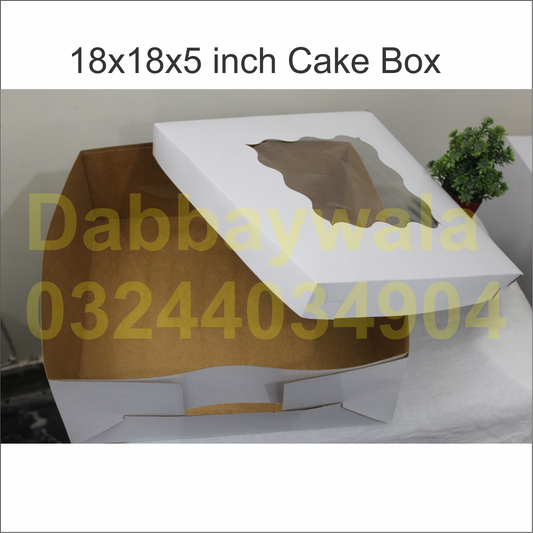 18x18x5 inch Cake Box