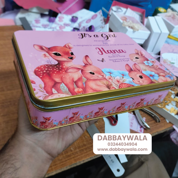 9.7x6.5 Inch Rectangle 1000-Gram Sweet Boxes | Baby Girl & Baby Boy Announcement