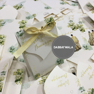 Couple Printed Flap Bid Box (MOQ 100)