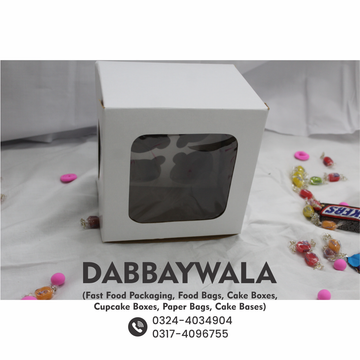 4 Cupcake Box - Square