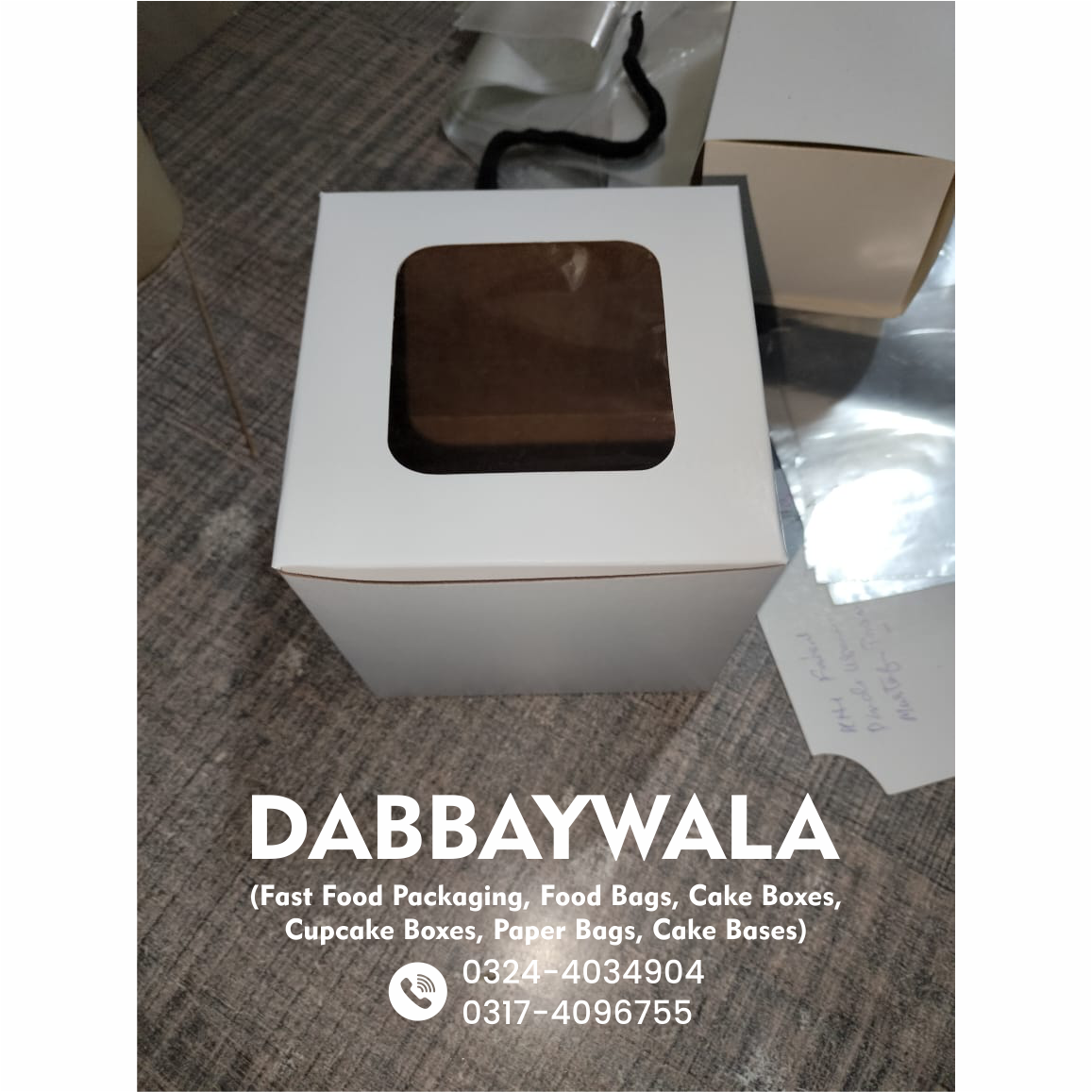 5x5x5 inch Cake Box – Dabbaywala