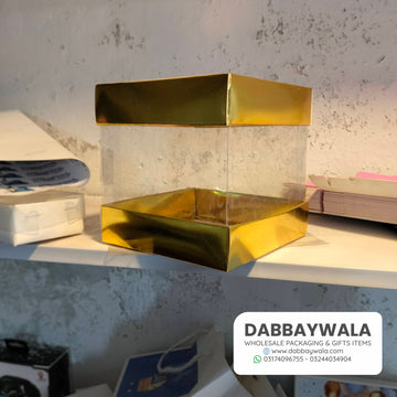 6×6×6 inch Transparent PVC Gift Box