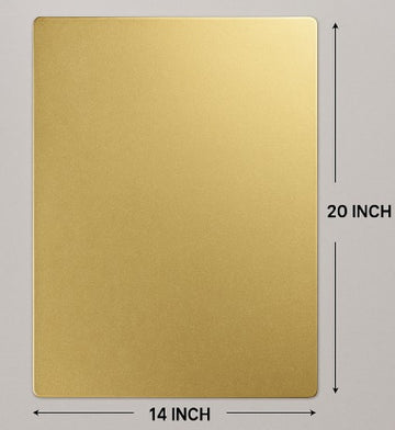 14x20 inch cake board golden/silver SQUARE