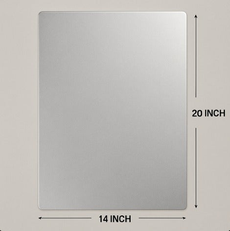 14x20 inch cake board golden/silver SQUARE