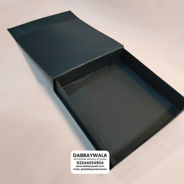 12x12x3 Black Magnetic Rigid Box | Luxury Gift Packaging