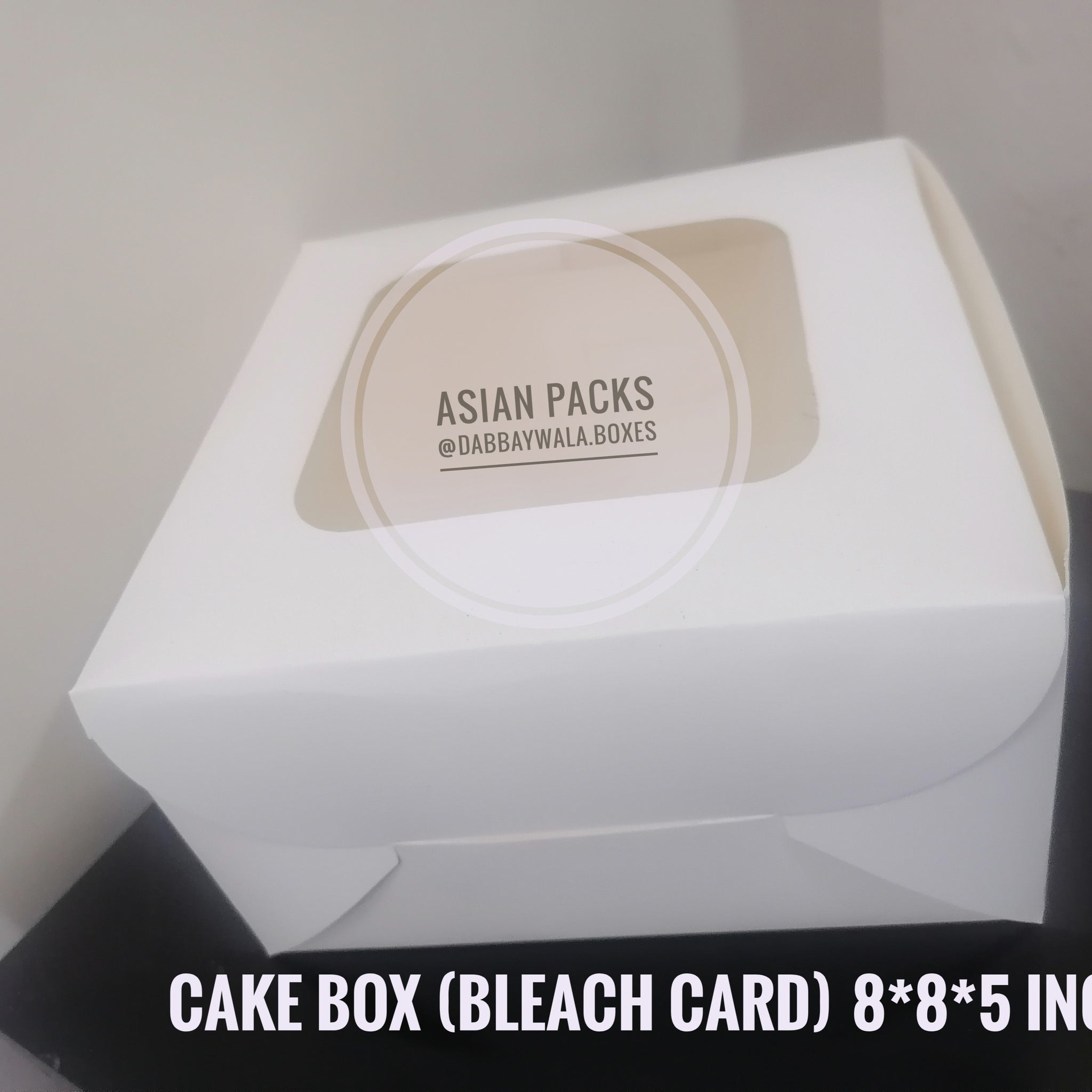 8x8x5 cake box (bleach card)