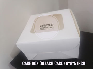 8x8x5 cake box (bleach card)