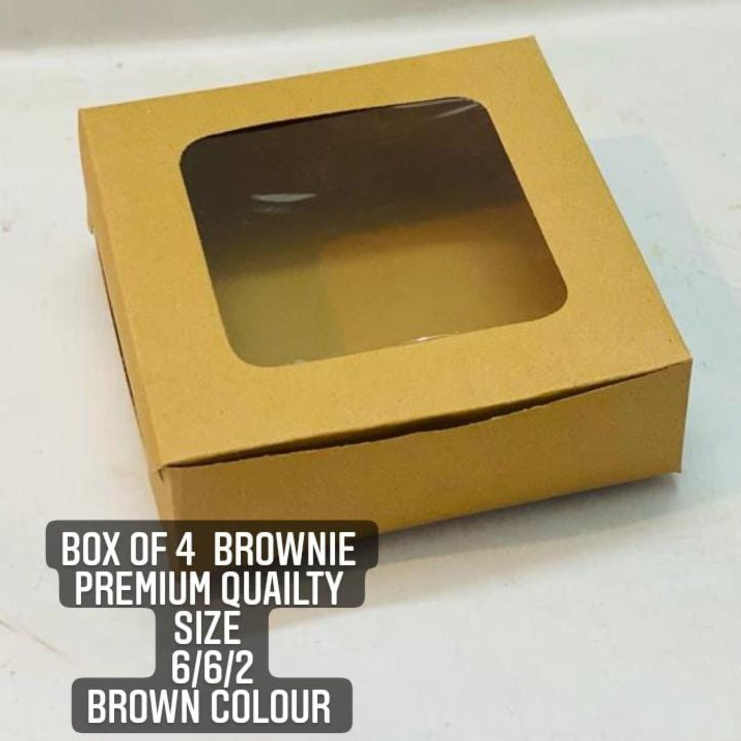4 Brownie Box - Low Price