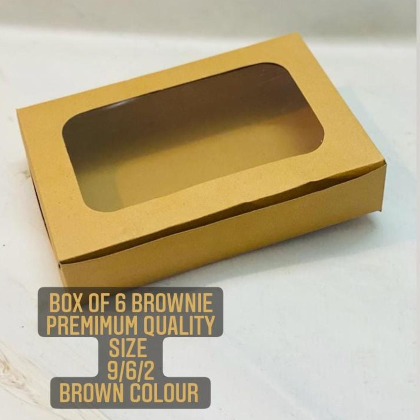 6 Brownie Box - Low Price