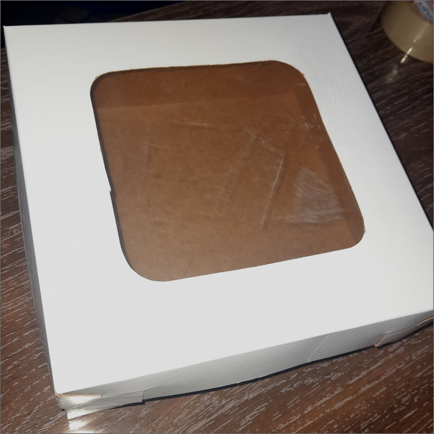 6x6x3 inch Cake Box- Brownie Box