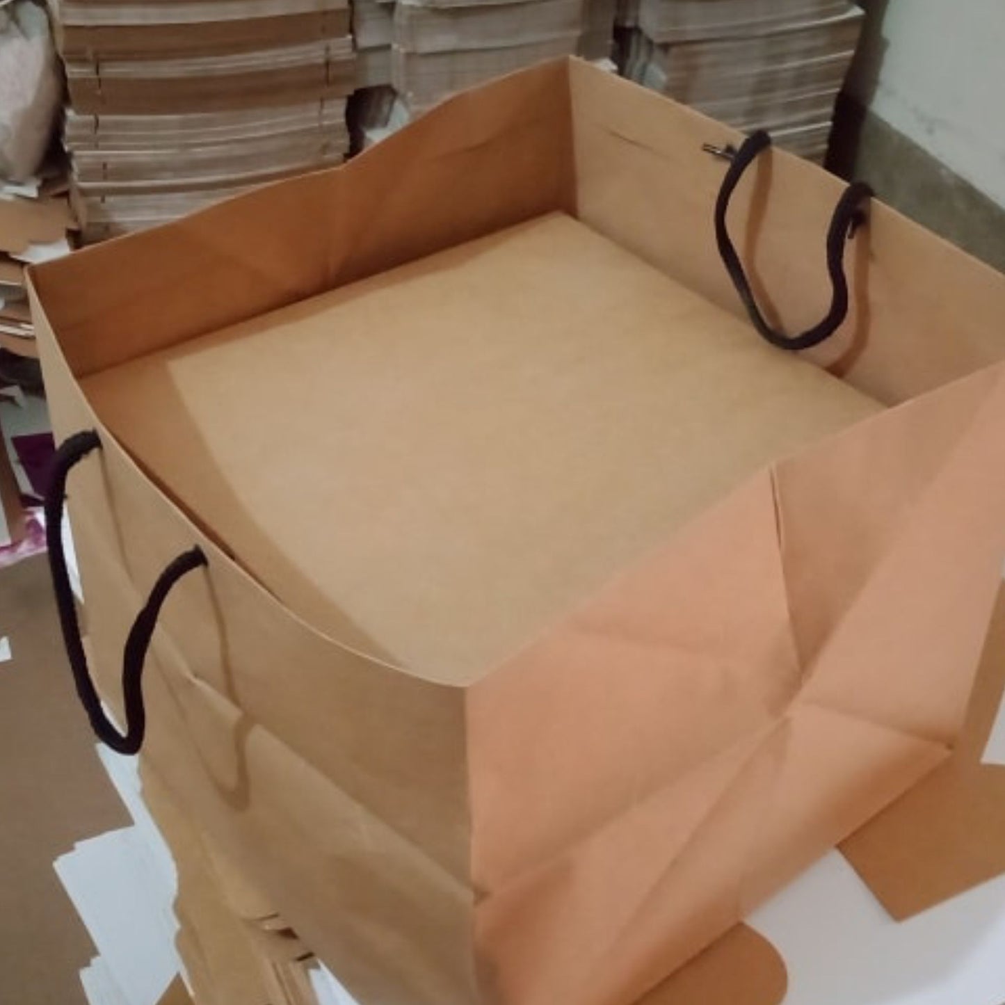 15x15x15 inch Paper Bag for 14 inch Cake Boxes