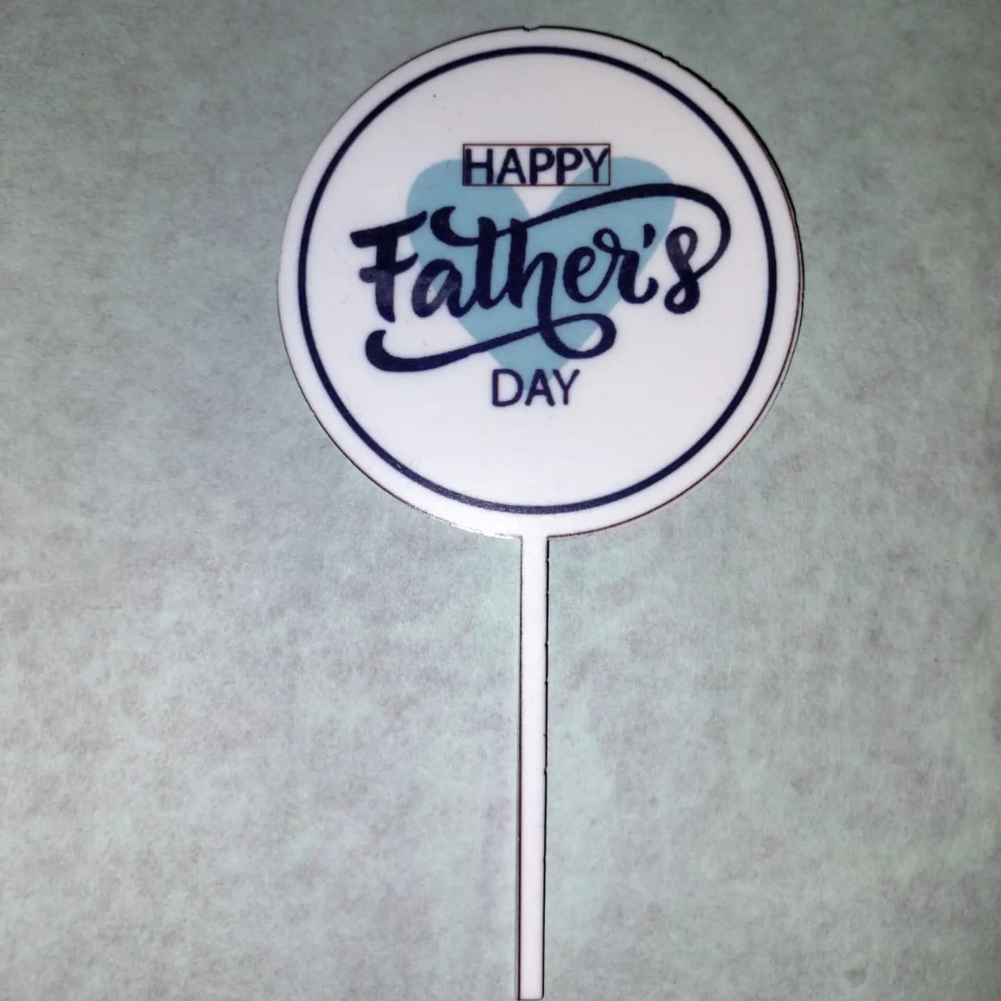 Father's day Printed Cake Topper