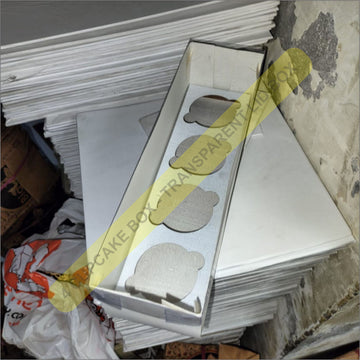 4 Cupcake Clear Lid Box