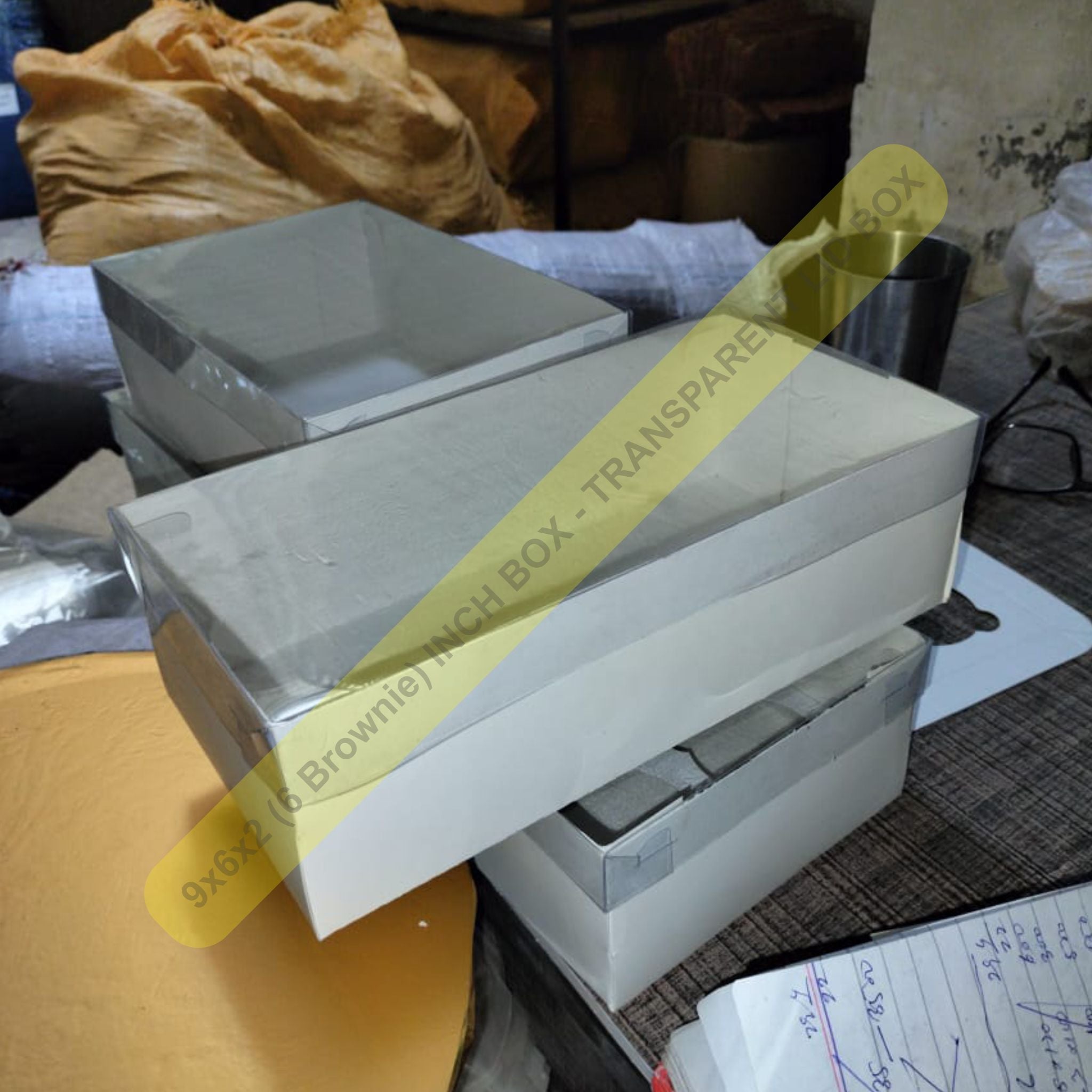 9x6x3 inch Clear Lid Box