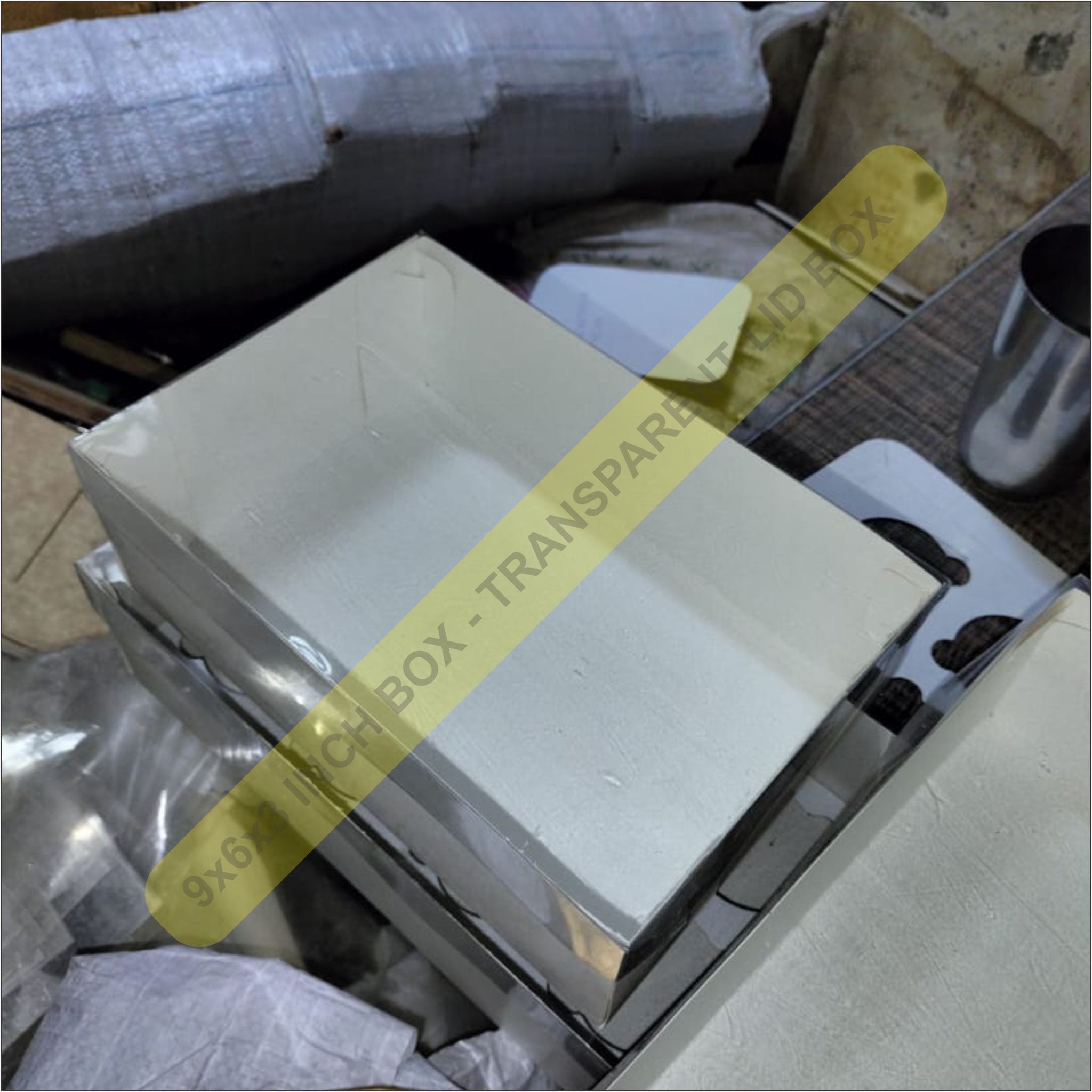 9x6x3 inch Clear Lid Box